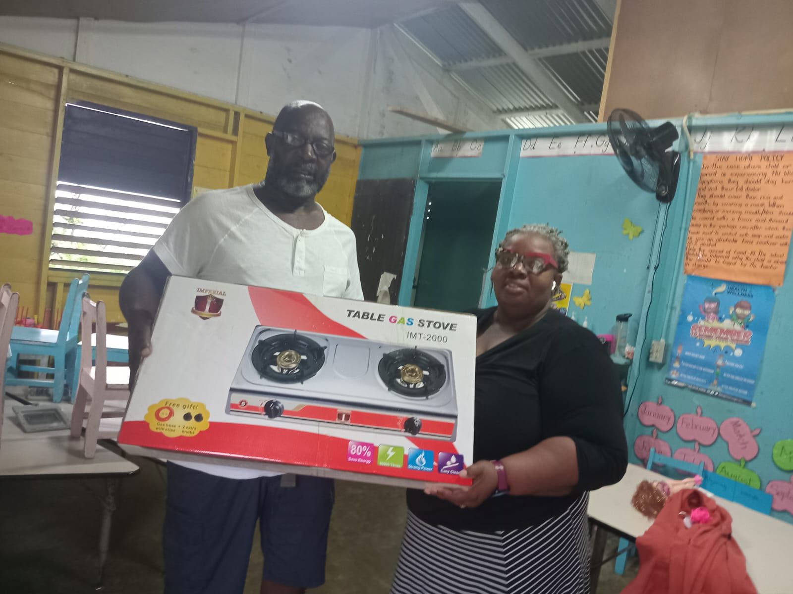New stovetop donation by Mr. William Moore Boymoore